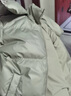 鸭鸭儿童羽绒服男童冬季短款加厚保暖休闲学生连帽中大童装外套HR 卡其色 130 实拍图