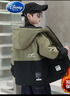 G.DUCKKIDS品牌童装男童加绒外套秋冬款加厚儿童保暖派克服男孩冬季外穿衣服 军绿色 160 实拍图