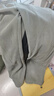 马登工装雪尼尔垂感聪明裤美式巴恩风直筒休闲裤仿灯芯绒束脚长裤子男 浅灰色 M 实拍图