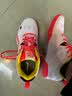 李宁（LI-NING）乒乓球鞋羽毛球鞋鹰眼2.0国家队比赛训练鞋 白/荧光果红 42  实拍图