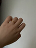 金至尊（3D-GOLD)黄金戒指女磨砂水波纹活口999足金送女朋友老婆生日礼物计价 金重1.02克（配珠宝礼盒） 实拍图
