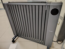 飞利浦（PHILIPS） 石墨烯取暖器电热油汀家用卧室油丁油酊电暖器轻音电暖气片大面积壁挂移动地暖 黑色石墨烯智能款 实拍图