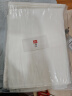 卡玛奴  五星级全棉宾馆四件套纯棉白色酒店床上用品缎条加厚套件可定制 40缎条38牙面料（床单款） 1.5米床四件套(适用190*220被子) 实拍图