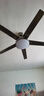TCL 风扇灯大尺寸风力家用一体铁艺客厅餐厅电扇灯吊扇灯2025新款 吸顶古铜色42寸-变频-(遥控)48W 实拍图