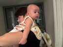 俏贝熊 婴儿琵琶衫背心纯棉网眼夏季薄款吊带新生儿衣服宝宝无袖上衣 春风夏雨 网眼 66 实拍图