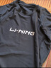 李宁（LI-NING）泳裤男士宽松防尴尬泳衣套装水陆两用黑色短袖两件套07-25 XL 实拍图