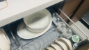 红牡丹 陶瓷金边米饭碗轻奢面碗汤碗家用景德镇餐具中式碗组合 一季花开描金8英寸饭盘4个 实拍图