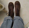 马丁（DR.MARTENS）Zavala Lo夏季舒适百搭轻量软皮黑色薄底皮鞋单鞋 黑色 37 实拍图