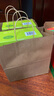 特美居（temeiju）一次性牛皮纸袋手提袋外卖打包袋食品奶茶包装袋子礼品袋大号20只 实拍图