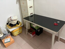 凡社钢化玻璃电脑桌台式 玻璃桌面书桌工作台加厚北欧简约办公习桌子 实拍图