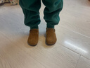 星期六女童勃肯鞋加绒儿童鞋2024冬季新款女儿二棉单鞋毛毛鞋 驼色 28  实拍图