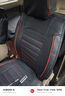 2012/13/14/15/16/17款五菱宏光s/s1/s3汽车坐垫7座专用全包座套 七座--黑色（中排分体） 实拍图