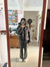坦博尔羽绒服女短款连帽显瘦小个子女士羽绒面包服530360D 黑色 165  实拍图