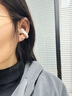 ROCK蜡笔小新蓝牙耳机夹耳式真无线不入耳迷你音乐适用华为vivooppo安卓苹果手机男儿六一童节礼物女孩 蜡笔小新【定向传音】舒适佩戴 实拍图