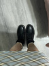 马丁（DR.MARTENS）Zavala西部靴男女款夏季舒适轻量黑色工装风马丁靴 黑色 38 实拍图