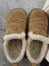 百丽（Belle）吴千语同款雪顶咖啡勃肯鞋羊毛闪穿女鞋D1V1DDM5 棕色-毛里 （勃肯鞋） 36 (230mm) 实拍图