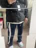 诗丹蕊羽棉袄绒服女学院风冬季2026年新款加厚oversize保暖面包服棉服潮 黑色 均码 （可备注码数） 实拍图