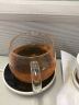 容山堂玻璃杯茶水分离绿茶泡茶杯珐琅彩陶瓷内胆加热保温杯垫茶具 陶瓷玻璃泡茶杯-海水江崖款 实拍图