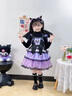 G.DUCKKIDS库洛米衣服女童儿童连衣裙夏季洛丽塔公主裙生日裙子春秋圣诞服装 毛衣泡泡袖打底【单件】 130 建议身高120-130cm7-8岁 实拍图