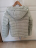 雪中飞秋冬新款羽绒服短款羽绒服女连帽时尚轻薄轻便羽绒服保暖 X-瓷秘绿|4687 L 170/96B 实拍图
