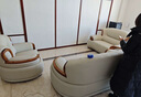 百朝子乌金木牛皮沙发高端别墅客厅新中式头层牛皮广东佛山家具工厂直销 1+2+3【长宽需410*260CM 】 组合 实拍图