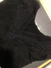 KJ保暖内衣女德绒速热V领蕾丝恒温绵羊毛美体塑身修身秋衣秋裤套装 黑色 均码 实拍图