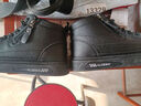 卡帝乐鳄鱼（CARTELO）鞋子男鞋冬季加绒高帮休闲鞋男英伦皮鞋男士板鞋靴 黑色加绒 42 实拍图