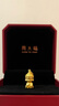 周大福佛公佛童黄金吊坠首饰女(工费260)约4.85g EOF213 实拍图