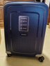 新秀丽（Samsonite）欧洲进口时尚纯色卡扣拉杆箱男女旅行行李箱10U 深蓝色20英寸 现货速达 实拍图