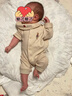 babylove婴儿连体衣春秋款纯棉宝宝哈衣家居服爬服长袖彩棉新生儿衣服 实拍图