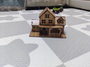 吉米兔木质3D立体diy拼图手工制作建筑模型儿童节生日玩具房子新年礼物  【木质激光竹子版】温馨小屋 实拍图