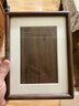 栖域（QIYU）新中式黑胡桃木榫卯相框摆台7 8寸高档冲印摆件木质实木挂墙框架 黑胡桃榫卯框+黄铜支架 8寸(照片15.2cm*20.3cm) 实拍图