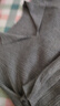 德玛纳【法式职场OOTD】夏云感轻薄翻领线衫简约风长袖针织衫女上衣 实拍图