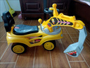 凯蒂奥儿童挖掘机可坐人可骑宝宝玩具溜溜车滑行扭扭车大号挖土机工程车 6188黄色加大款带电池-小挖机3个 实拍图