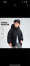 左西男童羽绒服2025冬季新款儿童三防加厚面包服长款外套 黑色 120 实拍图