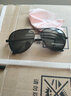 亨亚晟男士偏光太阳镜新款黑色墨镜女潮个性蛤蟆镜司机开车驾驶眼镜 黑框黑灰片-高清偏光+眼镜袋+布 实拍图