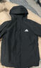 adidas拒水加绒内胆三合一连帽外套男女秋冬阿迪达斯官方轻运动 固态深灰   XL 实拍图