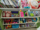幼贝臣儿童玩具收纳架多层家用宝宝置物架玩具箱储物架组合分类整理神器 【大号至尊版】-小熊收纳架-绿色 实拍图