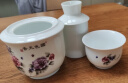 九楼阁 景德镇青花陶瓷温酒器中式古法家用烫酒器暖酒壶具套装2两 国色天香（半斤） 半斤标配 实拍图