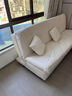 芝华士云朵沙发床一体两用可折叠小户型款沙发客厅小户型同款华士 奶白色实木框架牛奶绒面料原浆乳胶款 加宽版长180*宽110cm（三人位） 实拍图
