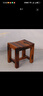 内吉姆（neijimu） 老船木方凳实木加厚凳子茶凳客厅家用餐凳小板凳换鞋凳 B款方凳 实拍图