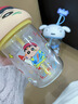 旺佰福蜡笔小新玻璃杯女高颜值吸管水杯可爱小巧杯子便携耐高温生日礼物 画家小新580ml 实拍图