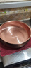 邢水铜艺纯铜铜火锅电磁炉火锅紫铜火锅鸳鸯锅手工纯铜平底燃气紫铜火锅 【铜环款】清汤锅3-5人 30cm 实拍图