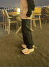Foss Phil 牛仔裤男士春季新款美式复古阔腿工装青少年宽松直筒长裤子男 HSNZ-G76黑色加绒 L (建议120-135斤) 实拍图