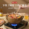 DROOLU日式陶土砂锅家用炖汤煲仔饭耐高温干烧不开裂燃气电陶炉专用沙锅 素陶砂锅-白胖子 1.8L 实拍图
