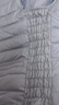 波司登（BOSIDENG）【反季】轻薄羽绒服90绒女短款露营徒步拿捏温差休闲保暖马甲背心 雾镜蓝5457 S 160/84A 实拍图