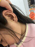 DAISY DREAMS999银彩色淡水珍珠耳钉女养耳洞睡觉免摘耳环小众高级耳饰 3mm浅紫色淡水珍珠【999银】 实拍图