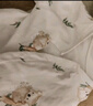 缤丽猫婴儿睡衣内衣纯棉春秋高腰护肚初生分体套装宝宝球衣秋裤打底衣服 宝宝套装-月亮小熊 73 实拍图