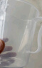 江玻 塑料量杯带刻度大容量塑料烧杯透明测量计量杯水杯有手柄带把手烧杯 圆形塑料量杯1000ml  实拍图