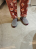 图图龙老人鞋女防滑妈妈鞋健步中老年鞋软底春夏透气网鞋女一脚蹬健步鞋 浅灰 38 实拍图